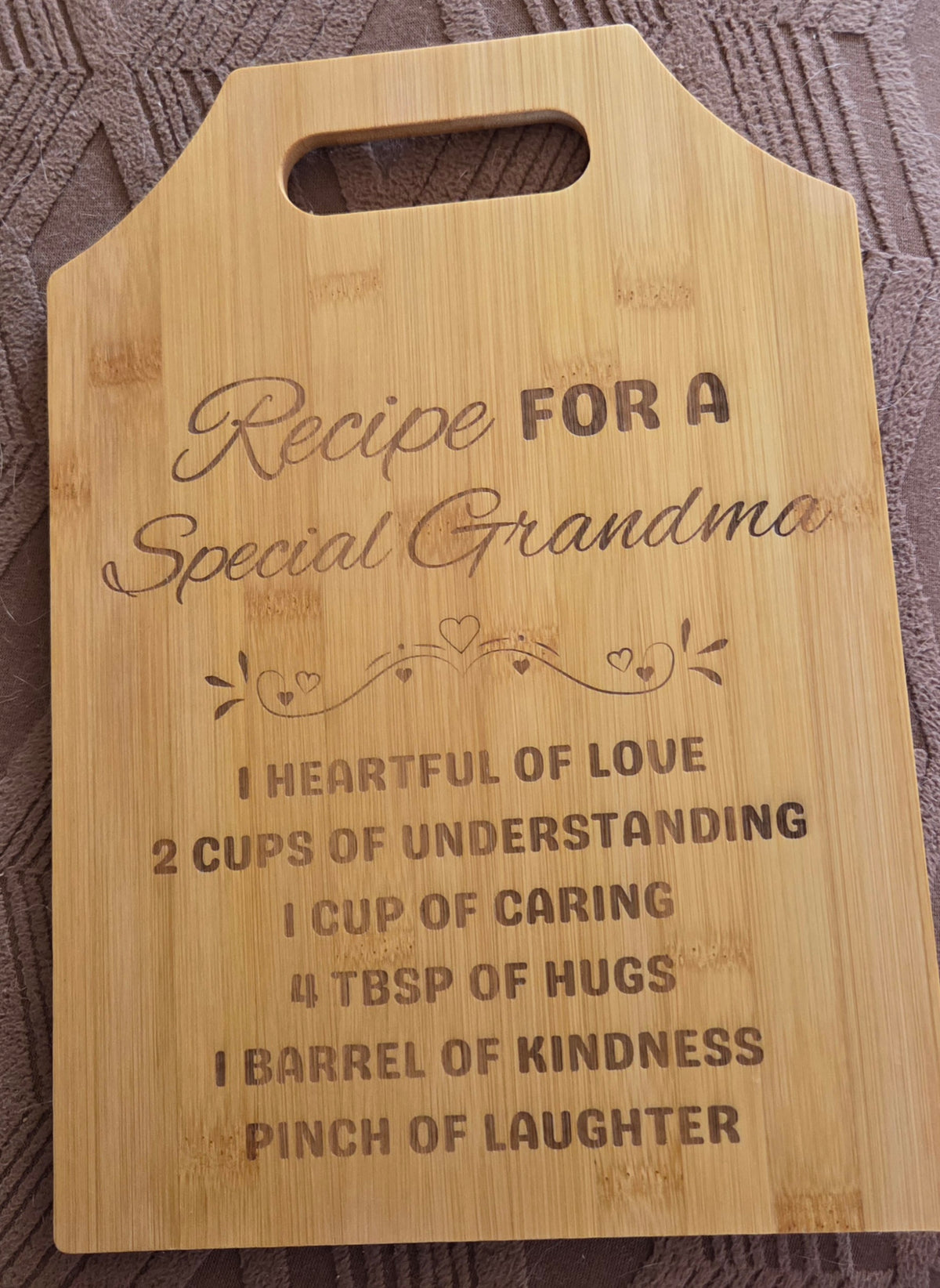 Laser Engraved Cutting Boards