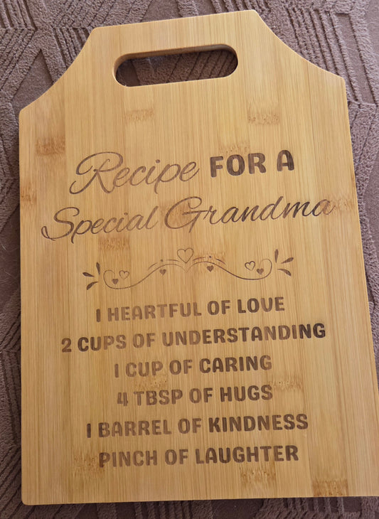 Laser Engraved Cutting Boards