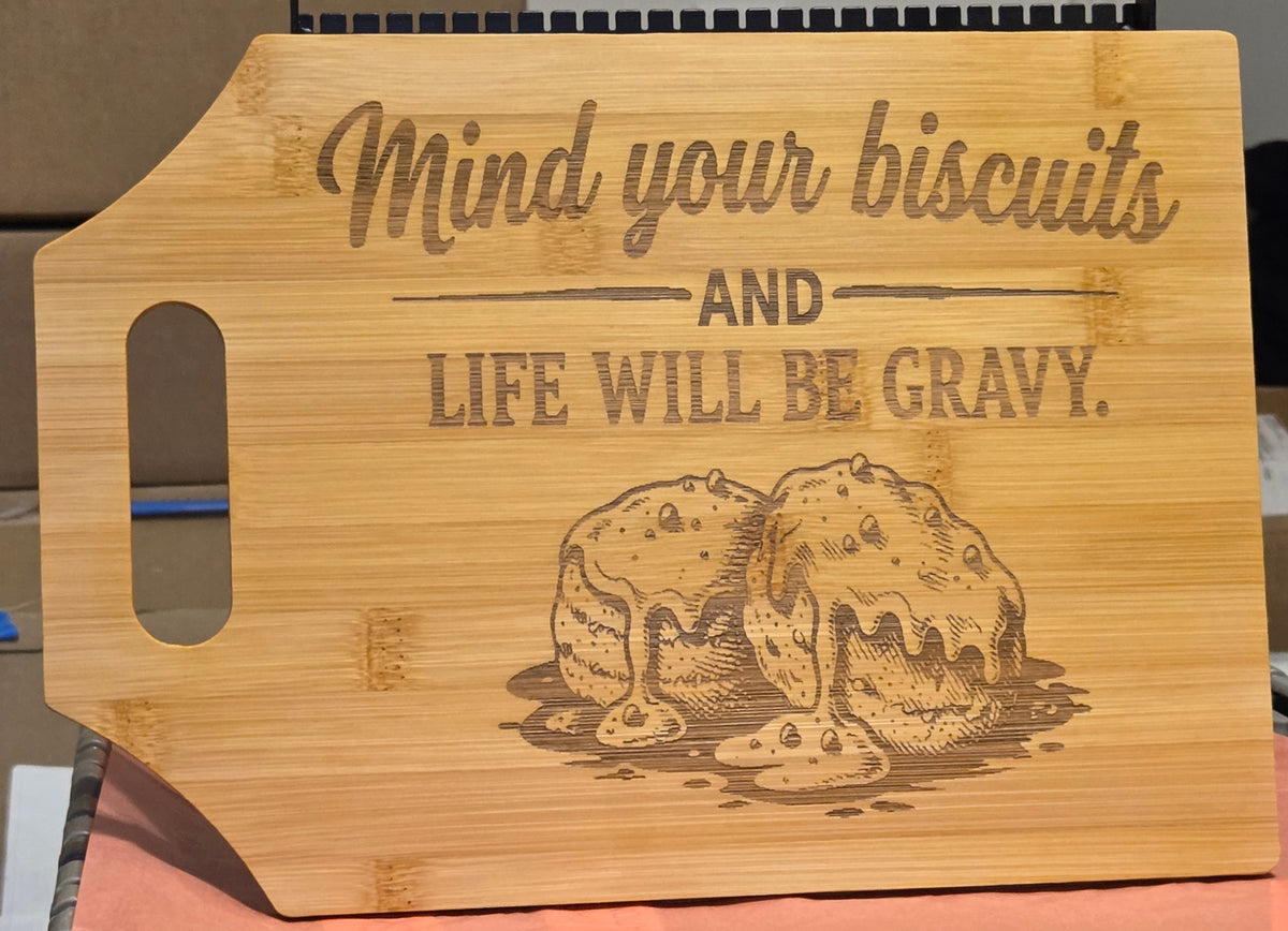 Laser Engraved Cutting Boards All different shapes and sizes